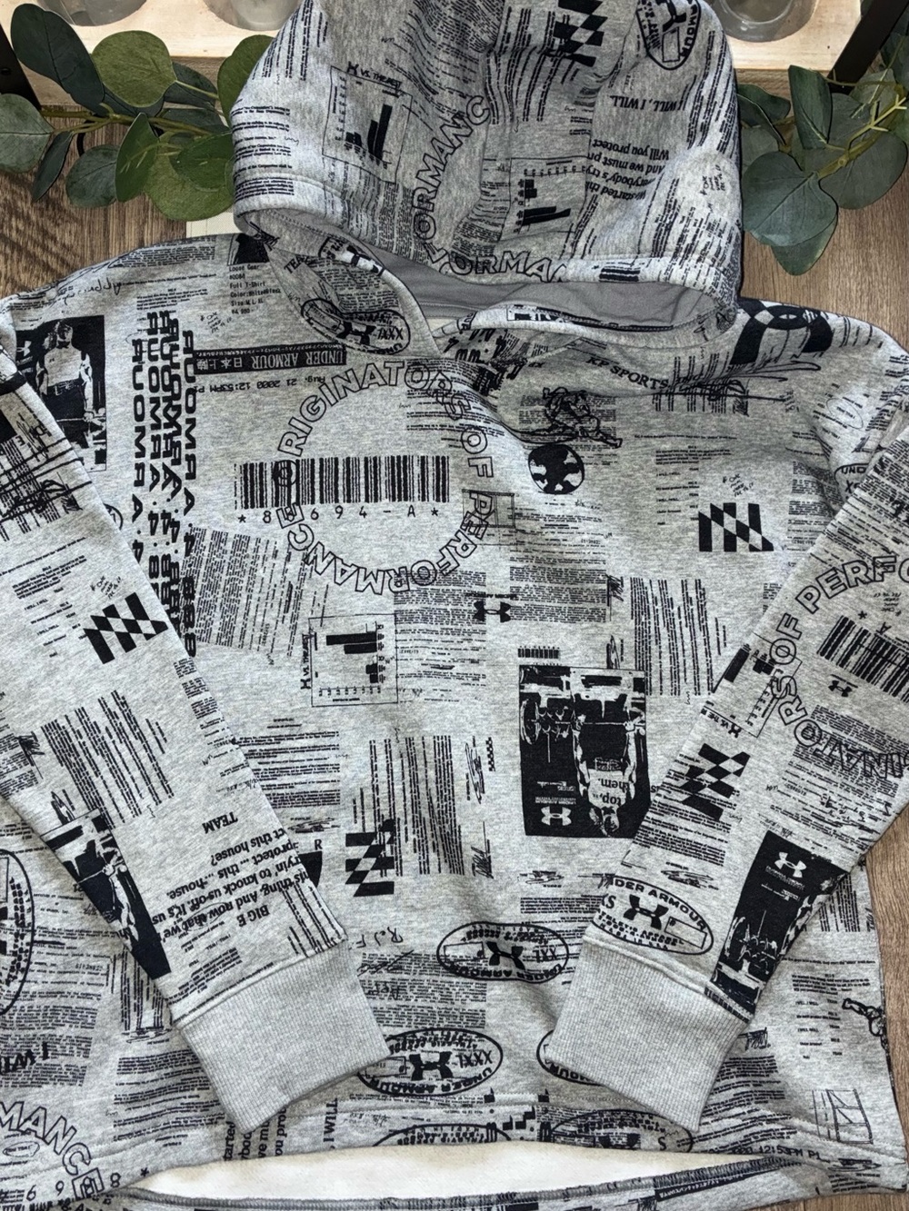 Under Armour Grey Graphic Hoodie